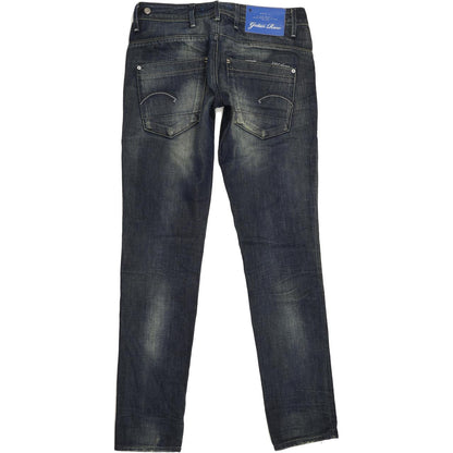 G-Star Low T Women Blue Tapered Slim Jeans W27 L32