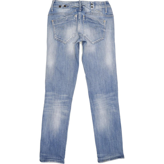 G-Star Midge Women Blue Straight Slim Jeans W26 L29