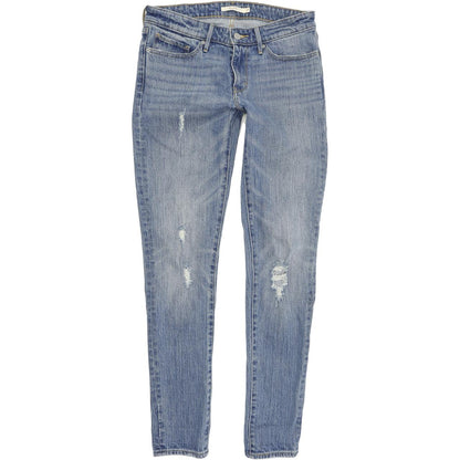 Levi's 711 Women Blue Skinny Slim Stretch Jeans W27 L32
