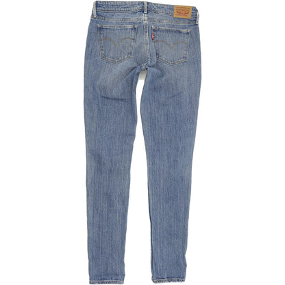 Levi's 711 Women Blue Skinny Slim Stretch Jeans W27 L32