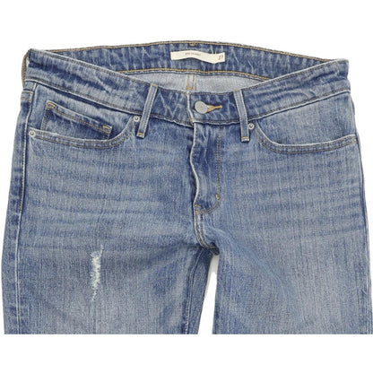 Levi's 711 Women Blue Skinny Slim Stretch Jeans W27 L32