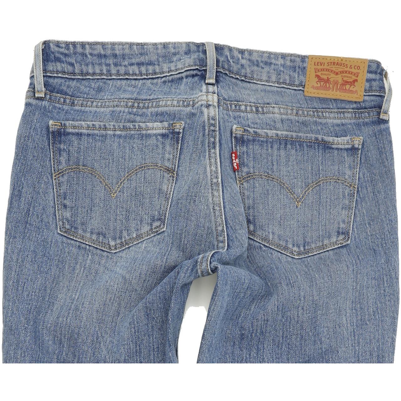 Levi's 711 Women Blue Skinny Slim Stretch Jeans W27 L32