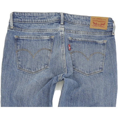 Levi's 711 Women Blue Skinny Slim Stretch Jeans W27 L32