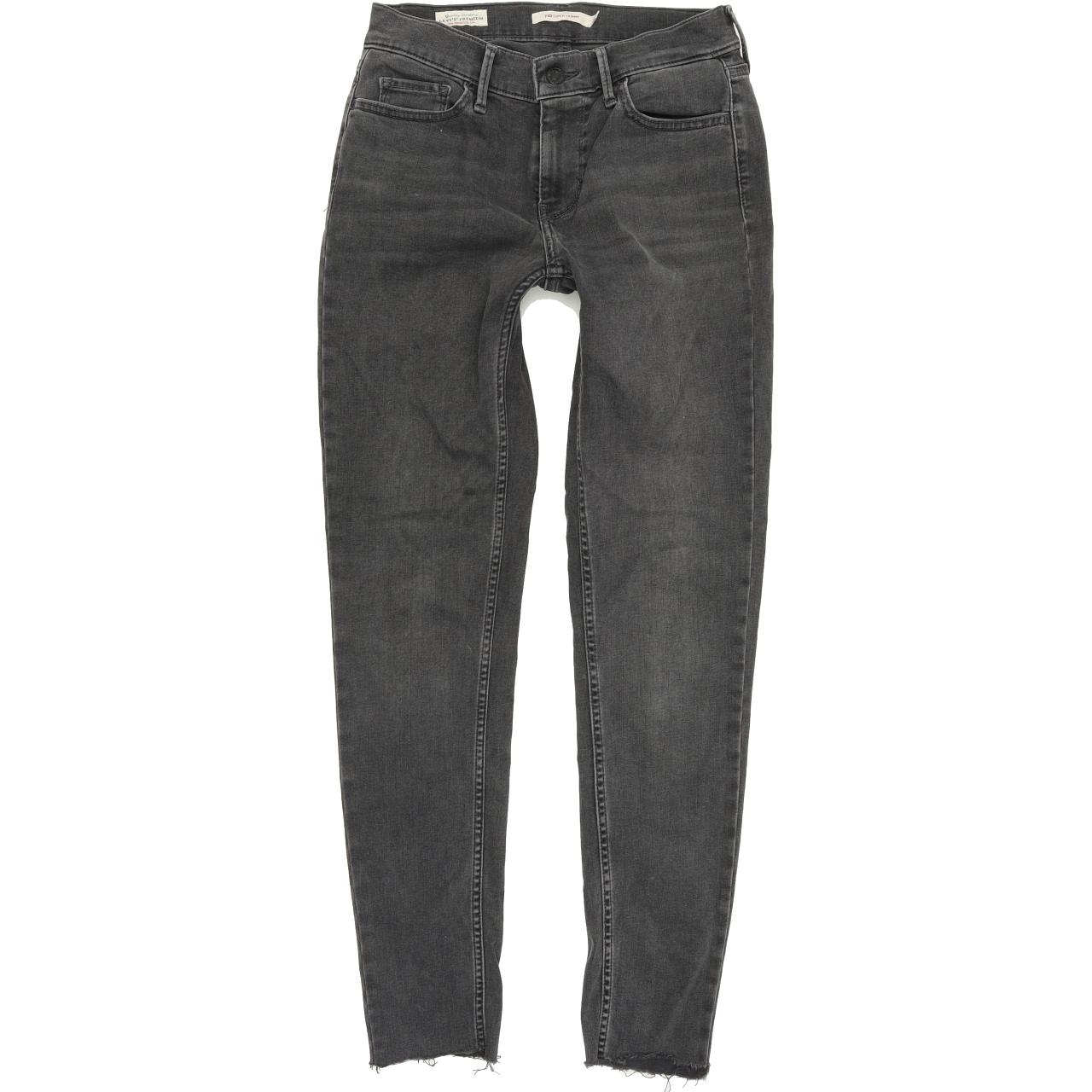 Levi's 710 Women Grey Skinny Slim Stretch Jeans W28 L29