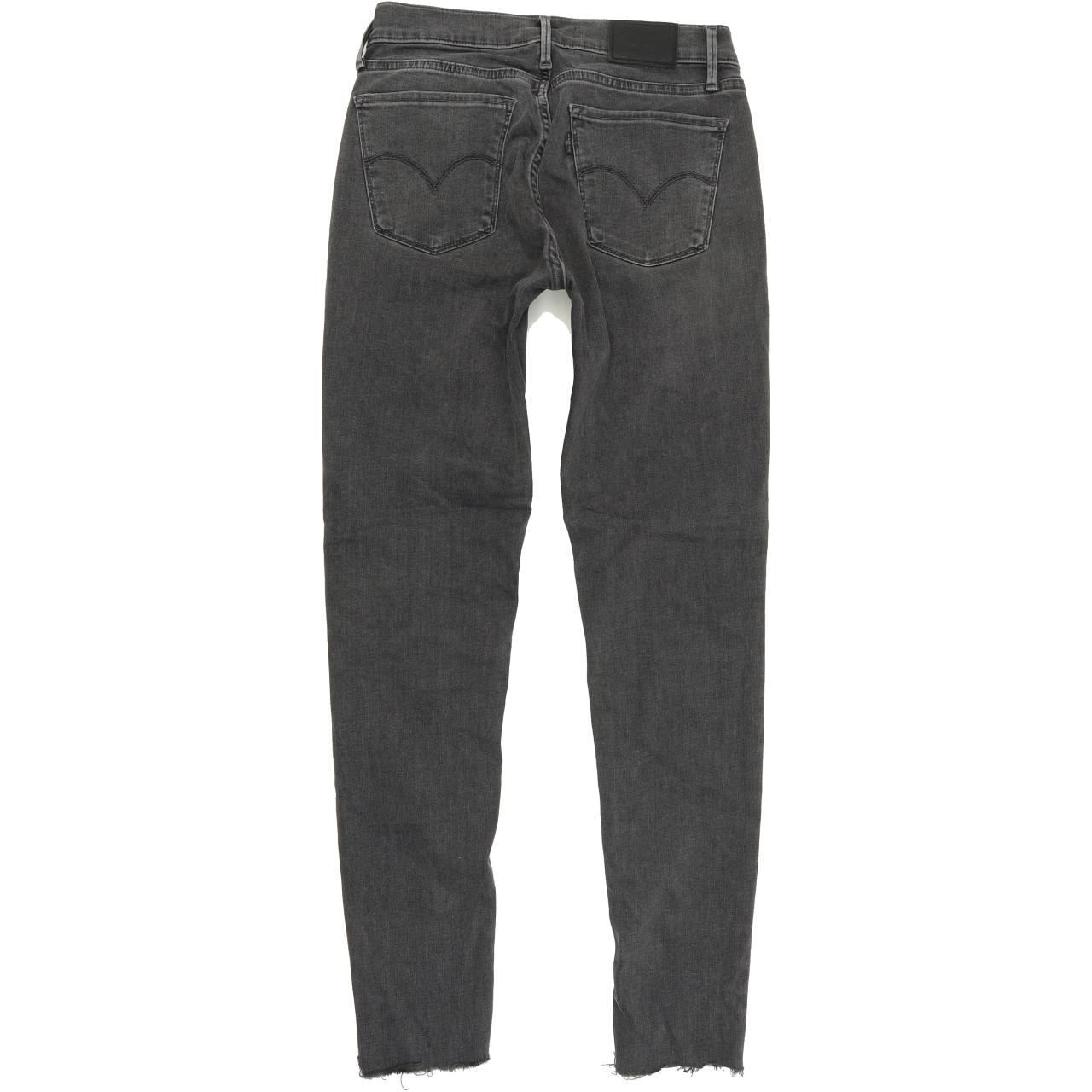 Levi's 710 Women Grey Skinny Slim Stretch Jeans W28 L29