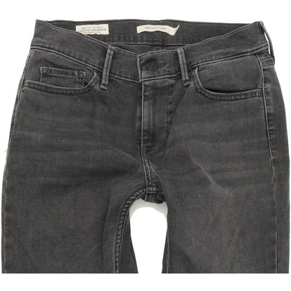 Levi's 710 Women Grey Skinny Slim Stretch Jeans W28 L29