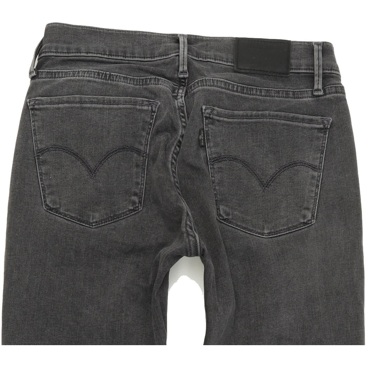 Levi's 710 Women Grey Skinny Slim Stretch Jeans W28 L29