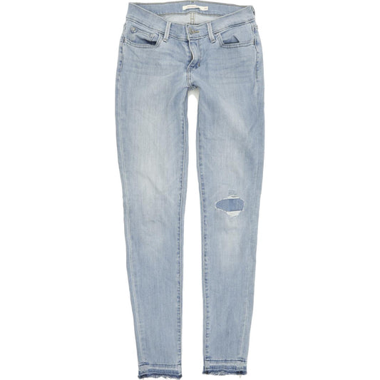 Levi's 710 Women Blue Skinny Slim Stretch Jeans W26 L29