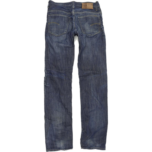 G-Star 3301 Men Blue Straight Regular Jeans W30 L36