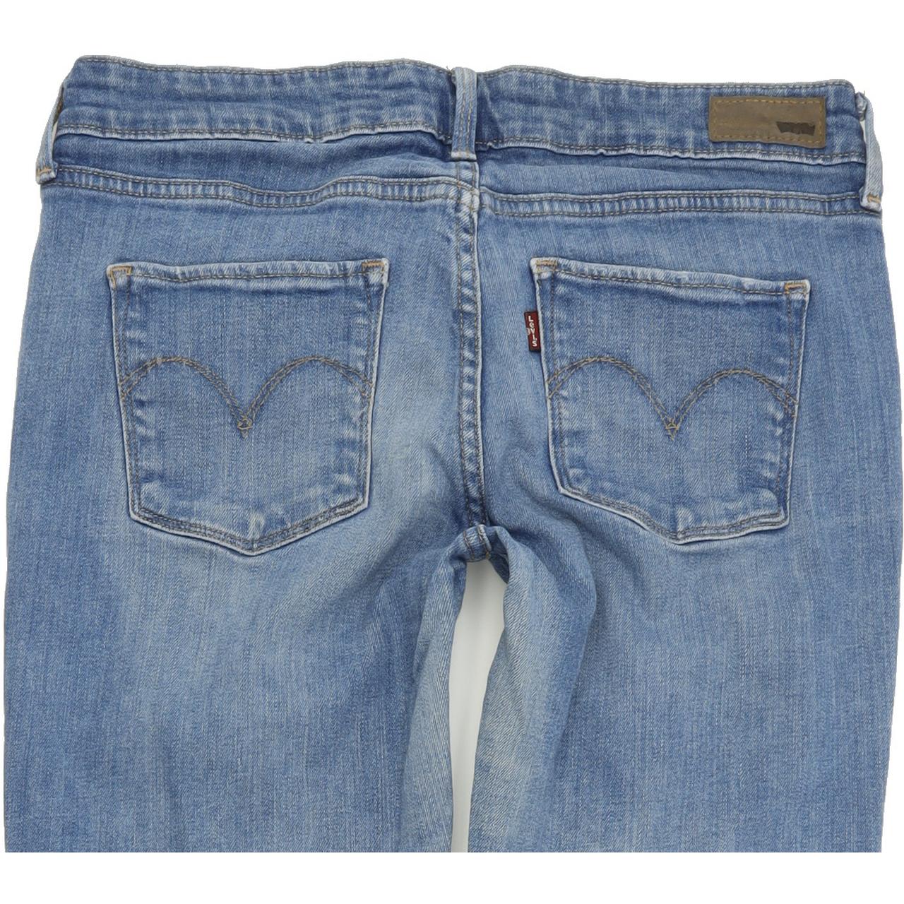 Levi's Sligh Curve Women Blue Straight Regular Stretch Jeans W28 L30
