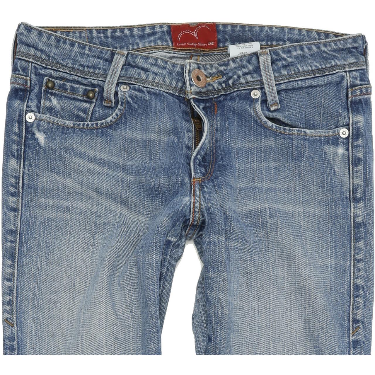 Levi's Women Blue Straight Regular Stretch Jeans W26 L32