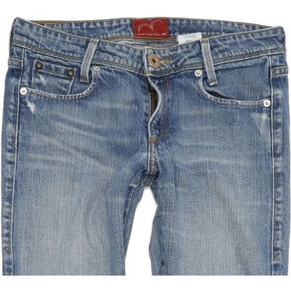 Levi's Women Blue Straight Regular Stretch Jeans W26 L32
