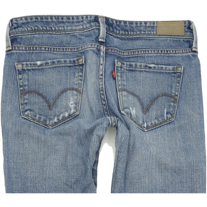 Levi's Women Blue Straight Regular Stretch Jeans W26 L32