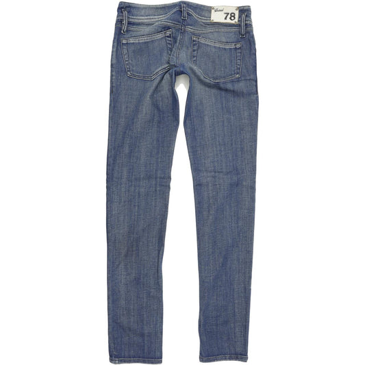 Diesel Kander 008KK Women Blue Straight Slim Stretch Jeans W27 L34