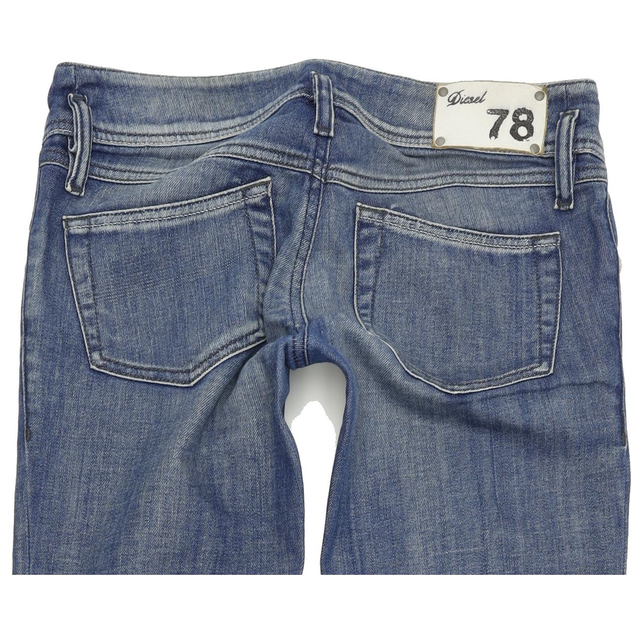 Diesel Kander 008KK Women Blue Straight Slim Stretch Jeans W27 L34