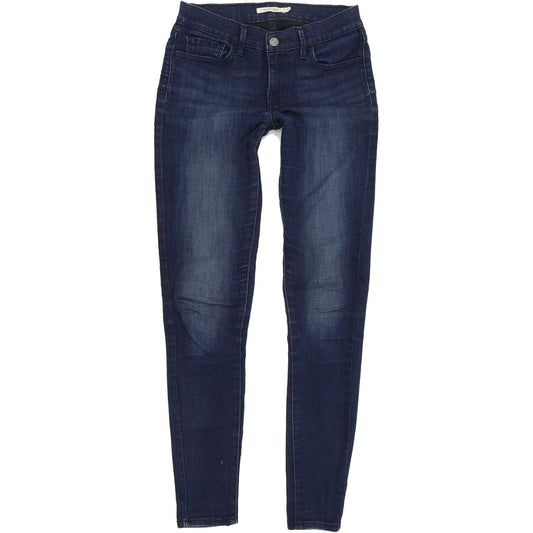 Levi's 710 Women Blue Skinny Slim Stretch Jeans W27 L32