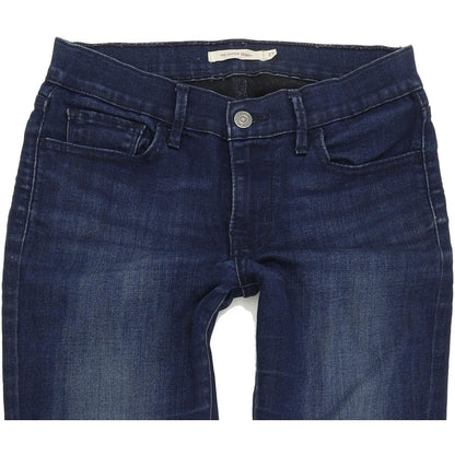 Levi's 710 Women Blue Skinny Slim Stretch Jeans W27 L32