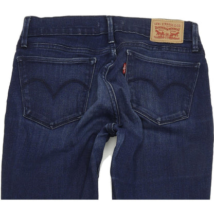 Levi's 710 Women Blue Skinny Slim Stretch Jeans W27 L32
