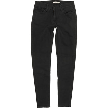 Levi's 710 Women Black Skinny Slim Jeans W27 L30