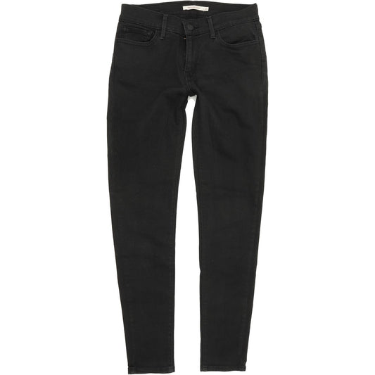 Levi's 710 Women Black Skinny Slim Jeans W27 L30