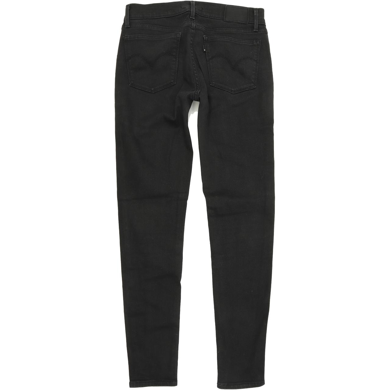 Levi's 710 Women Black Skinny Slim Jeans W27 L30