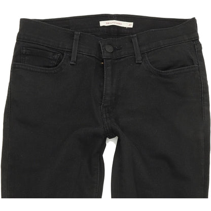 Levi's 710 Women Black Skinny Slim Jeans W27 L30