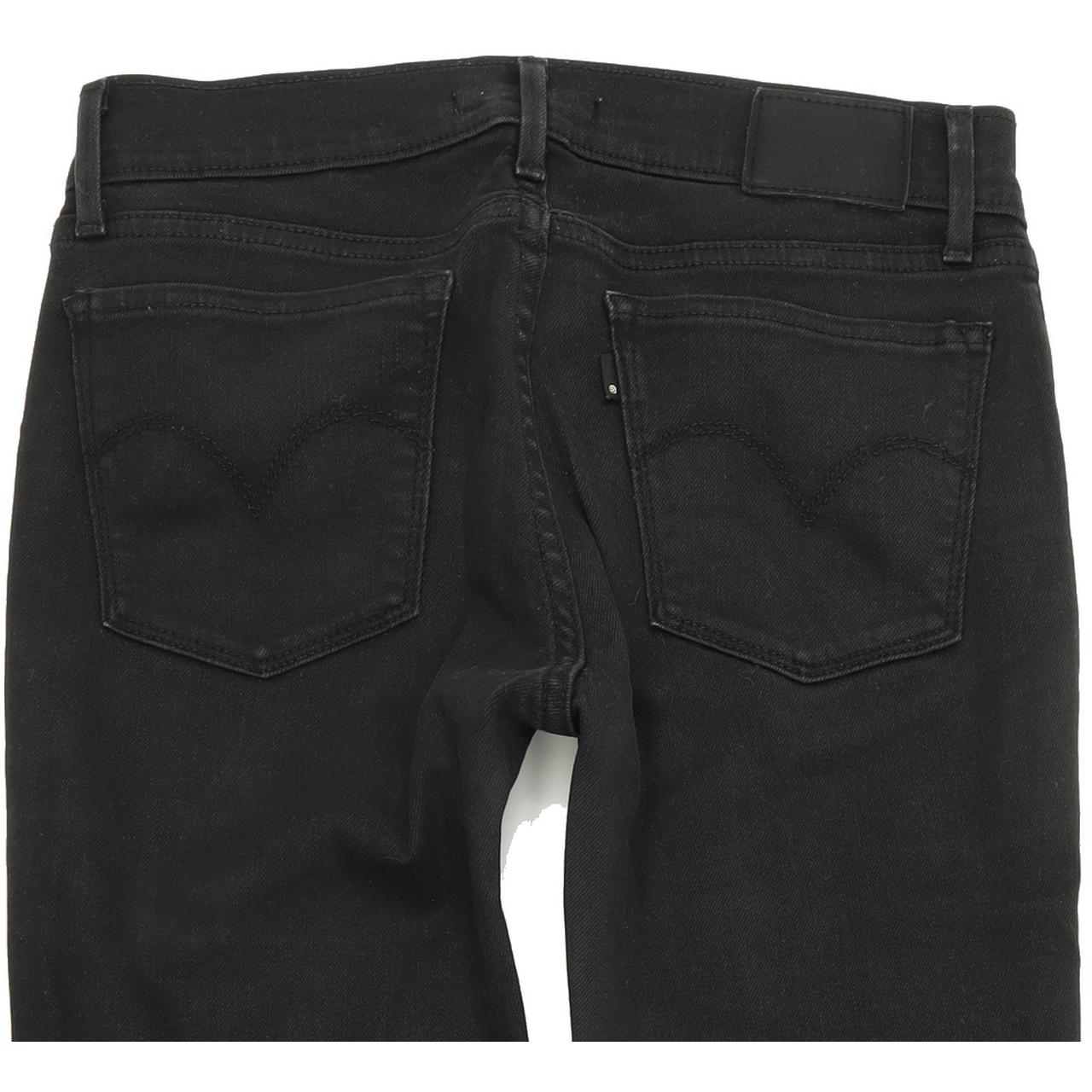 Levi's 710 Women Black Skinny Slim Jeans W27 L30
