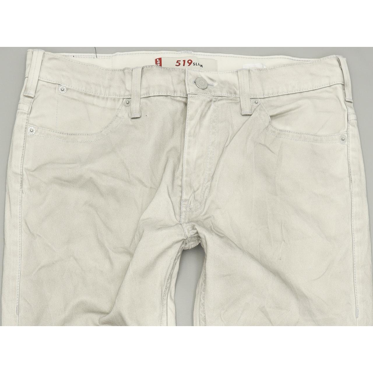 Levi's 519 Men Grey Skinny Slim Stretch Jeans W33 L30