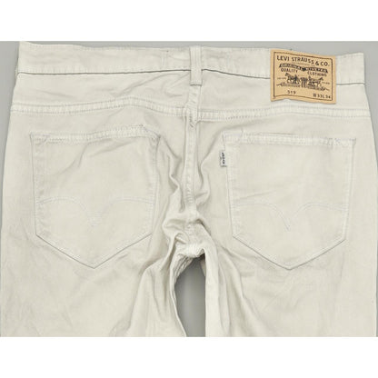 Levi's 519 Men Grey Skinny Slim Stretch Jeans W33 L30