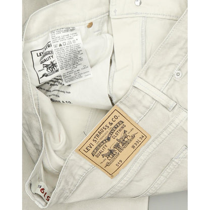 Levi's 519 Men Grey Skinny Slim Stretch Jeans W33 L30