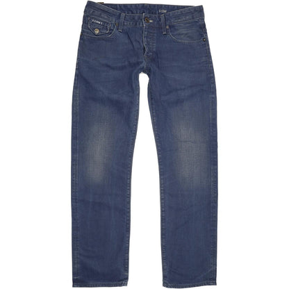 G-Star Morris Men Blue Straight Slim Jeans W32 L31