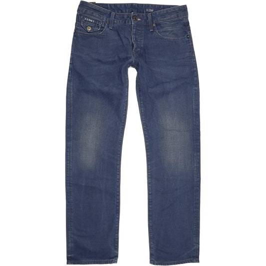 G-Star Morris Men Blue Straight Slim Jeans W32 L31