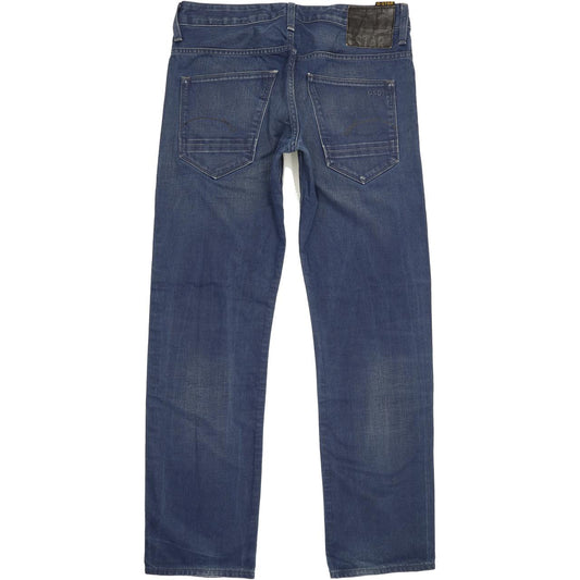 G-Star Morris Men Blue Straight Slim Jeans W32 L31