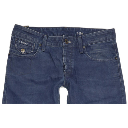 G-Star Morris Men Blue Straight Slim Jeans W32 L31