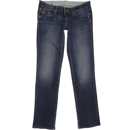 G-Star Midge Women Blue Straight Slim Stretch Jeans W31 L33