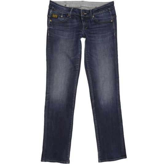 G-Star Midge Women Blue Straight Slim Stretch Jeans W31 L33