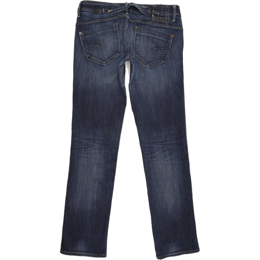 G-Star Midge Women Blue Straight Slim Stretch Jeans W31 L33