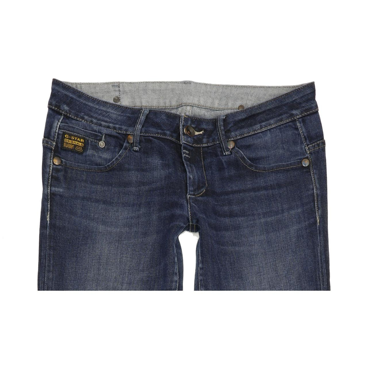 G-Star Midge Women Blue Straight Slim Stretch Jeans W31 L33