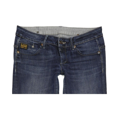 G-Star Midge Women Blue Straight Slim Stretch Jeans W31 L33