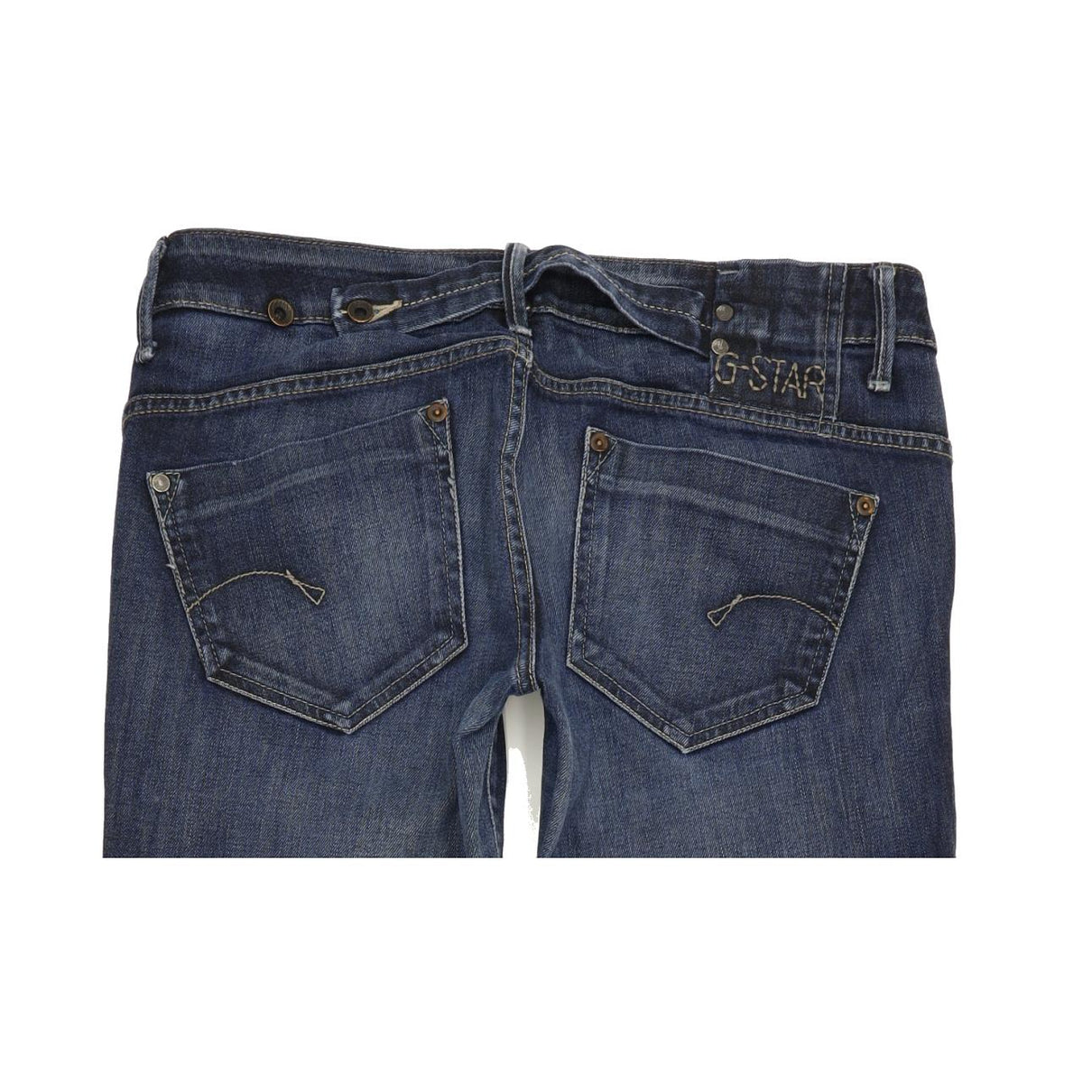 G-Star Midge Women Blue Straight Slim Stretch Jeans W31 L33