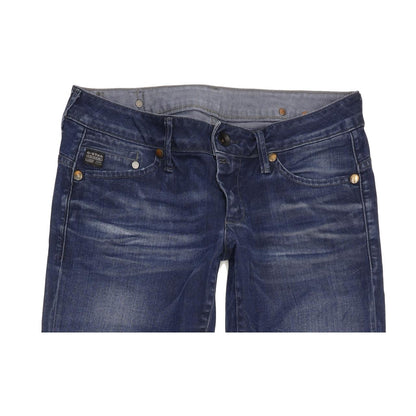 G-Star Midge Women Blue Straight Slim Stretch Jeans W31 L33