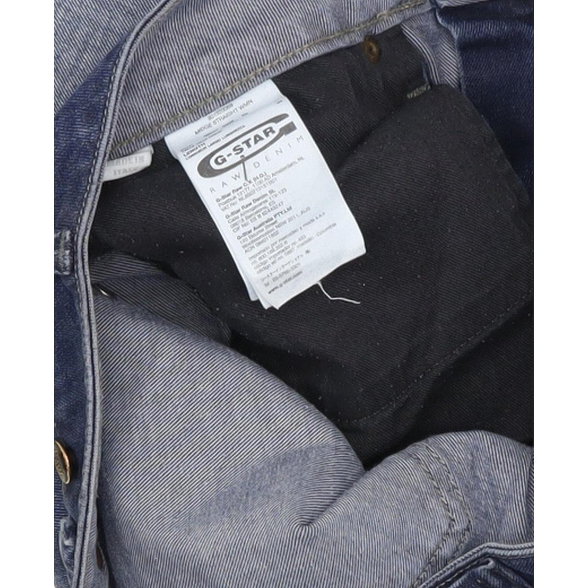 G-Star Midge Women Blue Straight Slim Stretch Jeans W31 L33