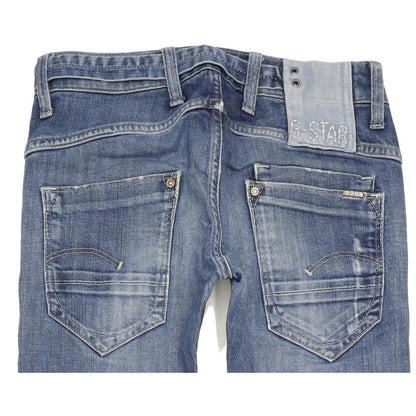 G-Star Decenter Women Blue Tapered Slim Stretch Jeans W24 L31