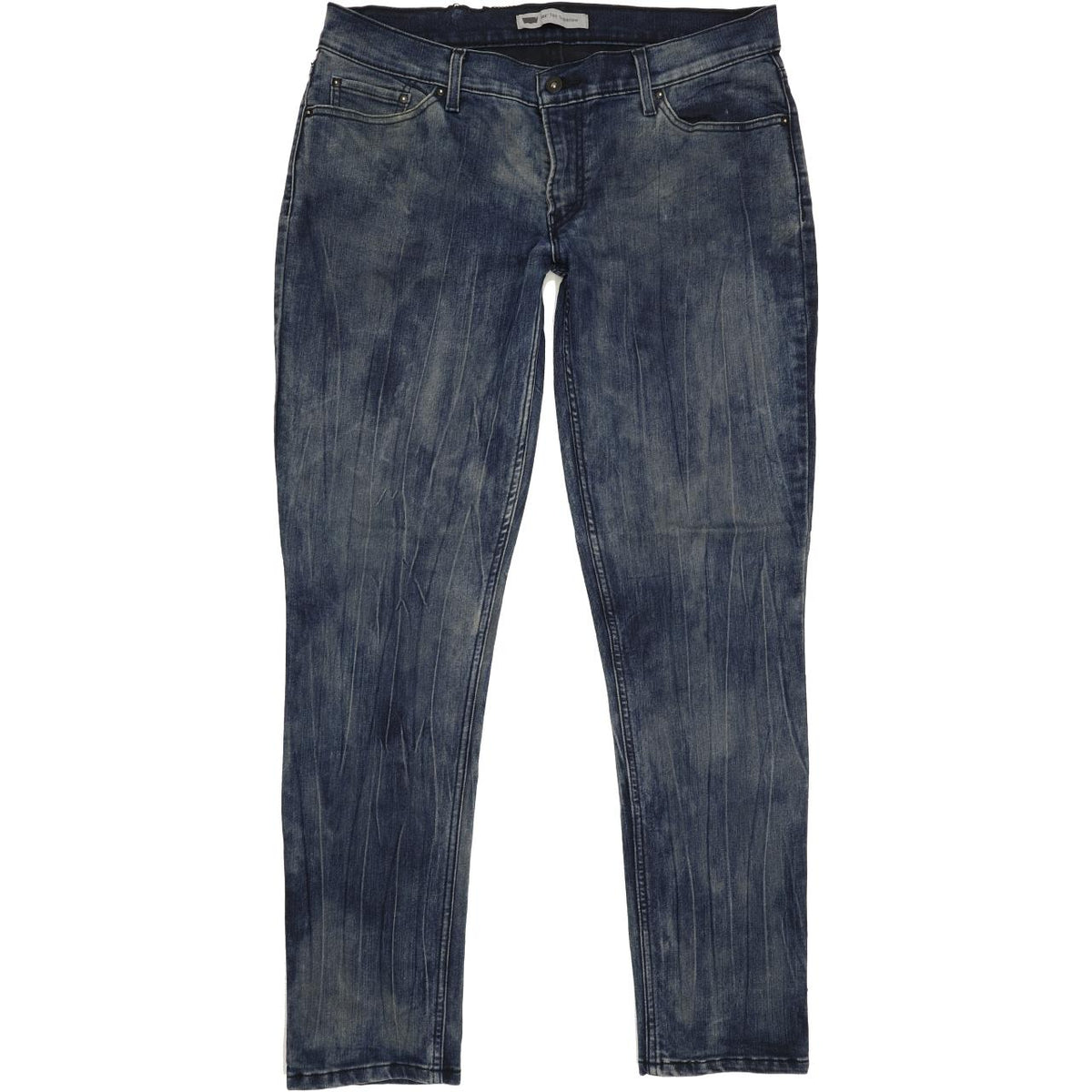 Levi's 524 Women Blue Straight Slim Stretch Jeans W32 L32