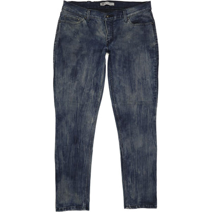 Levi's 524 Women Blue Straight Slim Stretch Jeans W32 L32