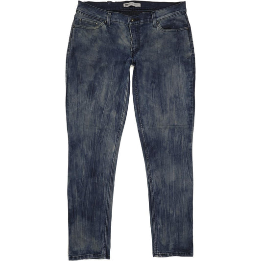 Levi's 524 Women Blue Straight Slim Stretch Jeans W32 L32