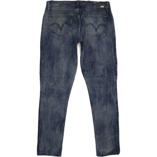 Levi's 524 Women Blue Straight Slim Stretch Jeans W32 L32