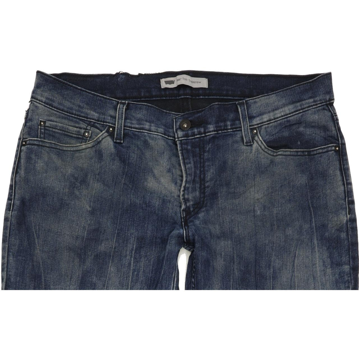 Levi's 524 Women Blue Straight Slim Stretch Jeans W32 L32