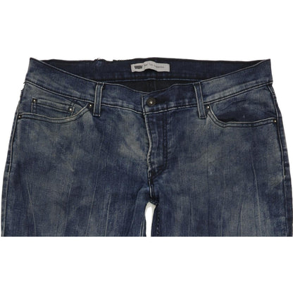 Levi's 524 Women Blue Straight Slim Stretch Jeans W32 L32