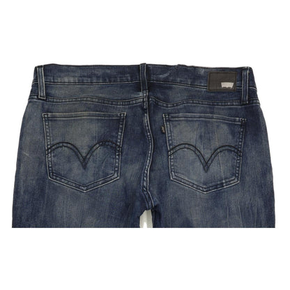 Levi's 524 Women Blue Straight Slim Stretch Jeans W32 L32